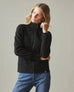 Women's Moto Full Zip - Black